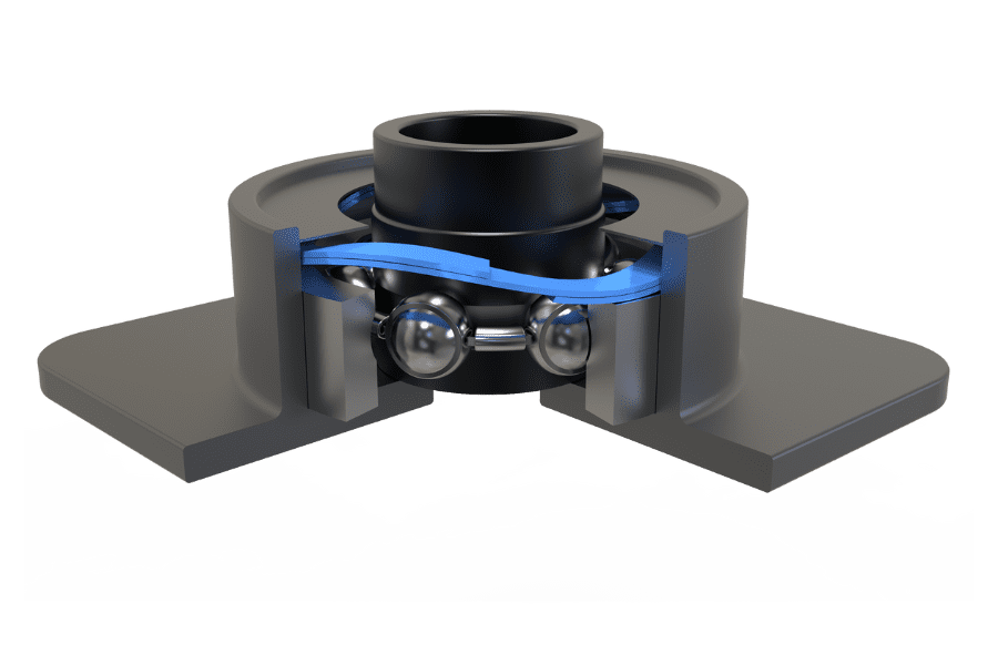 bearing preload with nested wave spring