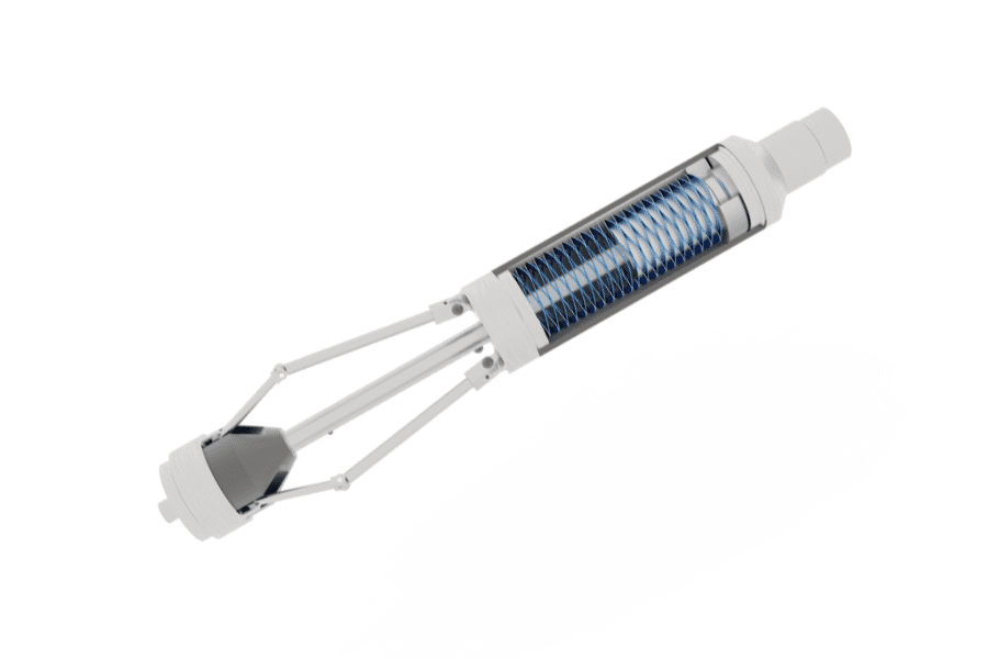 An image depicting a downhole drilling tool fitted with a wave spring, a crucial component for enhancing operational efficiency and reliability in drilling operations