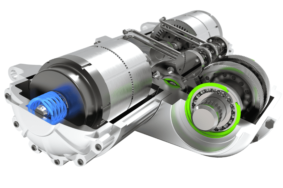 ev motor render